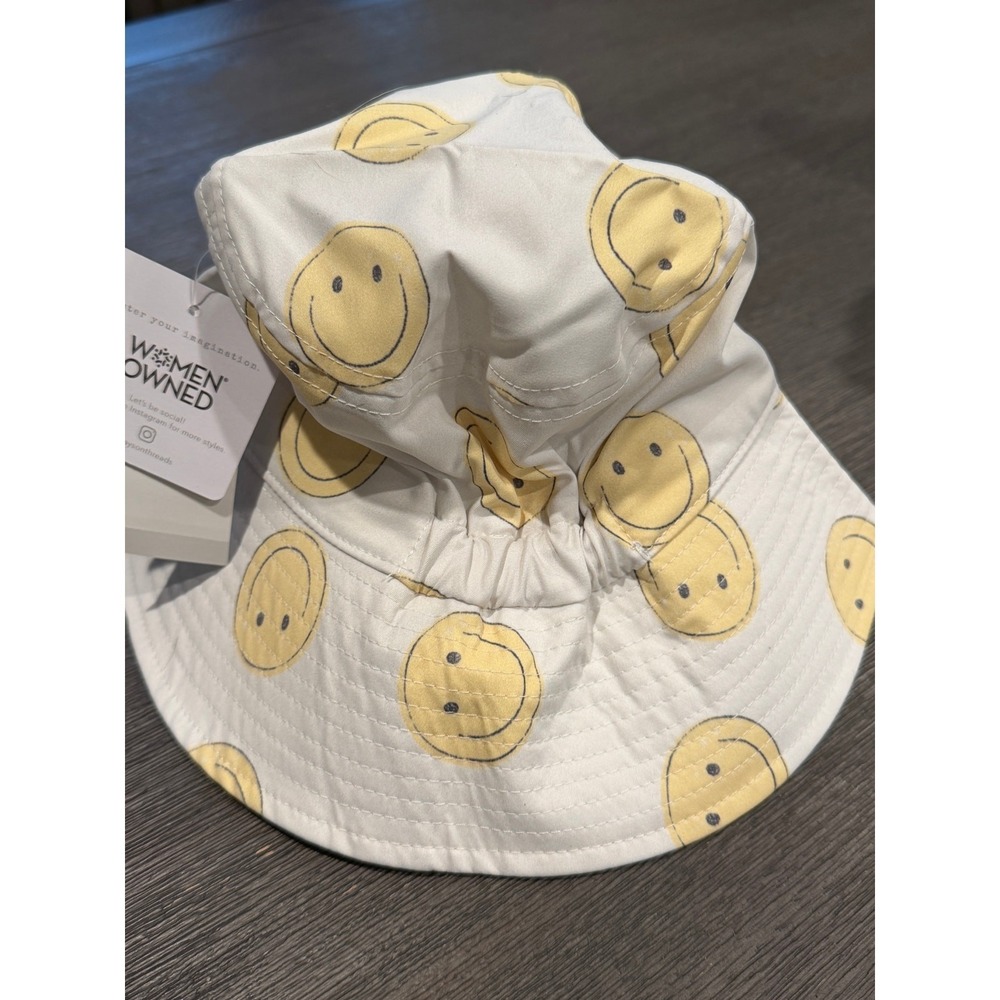 Grayson Baby Mini Smiley‎ Face Bucket Hat – OS